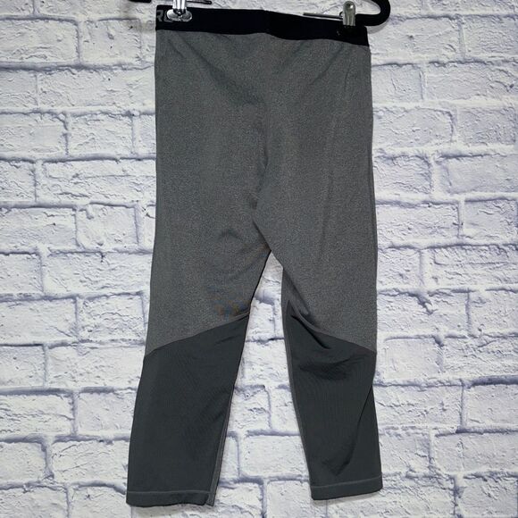 NIKE PRO WOMEN'S LEGGING TIGHT WORKOUT PANTS GREY M - Picture 2 of 11